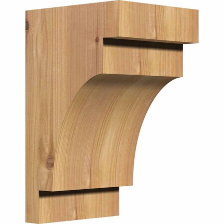 Mediterranean Smooth Corbel, Western Red Cedar, 5 1/2"W x 6"D x 10"H